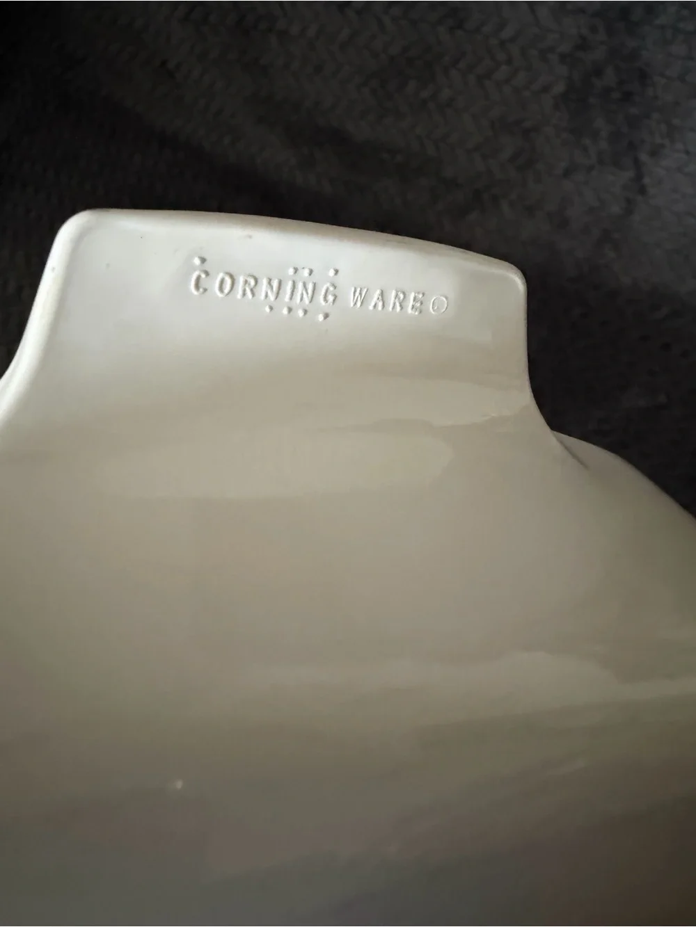Sunflower Ceramic Baking Dish - White